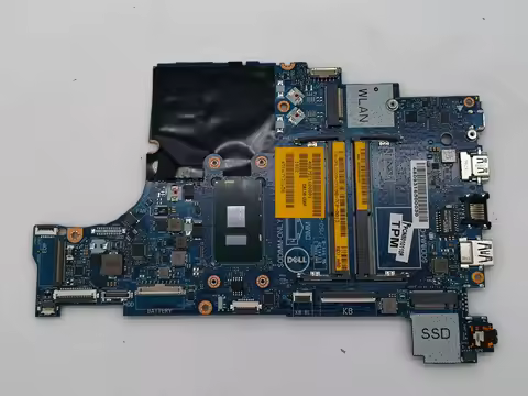 For Latitude E3490 3490 Laptop Motherboard SR2ZU I5-7200U CPU CAL50/DAL10 LA-F115P CN-09J1XM 09J1XM 