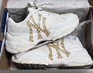 👟正貨 MLB Chunky Monogram Lt 紐約洋基 低幫 老爹鞋 白金