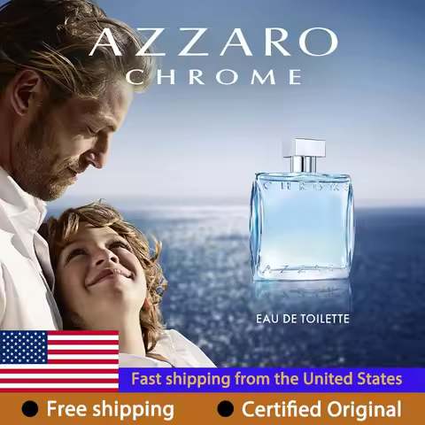 Azzaro Chrome Eau de Toilette - Fresh Aquatic Mens Cologne Lasting Citrus Woody Pheromones Perfume 3