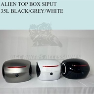 ALIEN TOP BOX 35L WITH UNIVERSAL BRACKET TOP BOX SIPUT MOTORCYCLE Y15/RS150/LC135/Y16/HONDA/YAMAHA