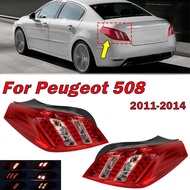 Car Accessories Tail Light Rear Bumper Turn Signal Fog Lamp For Peugeot 508 2011 2012 2013 2014 Tail