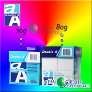 500's Double A A4 Paper / A4 Copier Paper ( 70gsm/80gsm ) NEW TECH