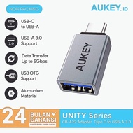 aukey adapter otg usb type c 3.0 cb-a1 converter android tablet - abu-abu