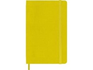 MOLESKINE - Moleskine 經典硬皮記事本 口袋型 橫間 黃色HAY YELLOW 絲綢面 (9 x 14 CM)