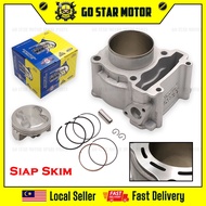 YAMAHA LC135 LC 135 ESPADA Siap Skim Racing Ceramic Cylinder Set Version 2 63MM 65MM Blok Piston Rin