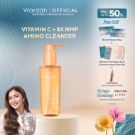 Wardah Vitamin C + 8X NMF Amino Radiant Charge Gel Cleanser 120 ml- Low pH Gentle Cleanser, Brighten