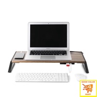 [USB] Monitor Stand Riser + 4 USB ports Computer Riser Laptop Stand Laptop Riser Monitor Riser up to 32 inch screen