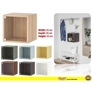 IKEA-EKET Wall cabinet with glass door, 35x35x35 cm