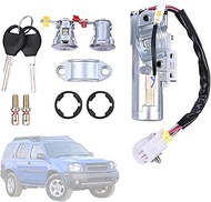 H06003J185 Ignition Switch and Door Lock Cylinder Assembly Kit with 2 Keys Compatible with Nissan Xt