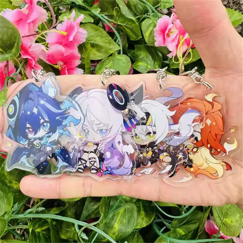 Game Genshin Impact Iansan Xilonen Citlali Chasca Mavuika Cosplay Costume Keychain Acrylic Key Chain