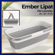 Peasy Foldable Laundry Mop Bucket Basin 46 x 22 x 17 cm AB359