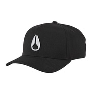 NIXON Classic Black White Water Drop Embroidered LOGO Back Button Baseball Cap Sports Outing Hat Wea
