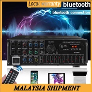 3000W bluetooth Stereo Amplifier Surround Sound USB SD AMP FM DVD AUX LCD Display Home Cinema Karaoke Remote Control