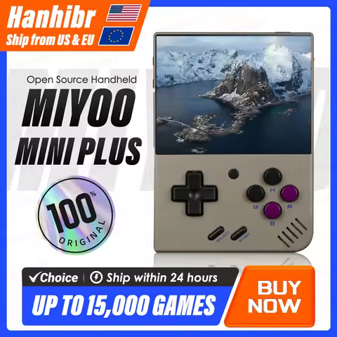 MIYOO Mini Plus Portable Retro Handheld Game Console V2 Mini+ IPS Screen Classic Video Game Console 