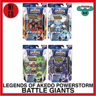 LEGENDS OF AKEDO POWERSTORM BATTLE GIANTS MOOSE TOYS SHATTERCLAW TREMOR FIST TAILWHIP VOLCRAG BUCKTOOTH