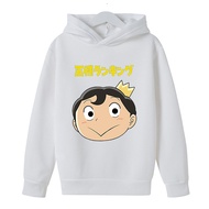 Boy Long Sleeve hoodies Ranking Hoddie for Teens Tops Japanese Anime Ranking of Kings Manga Kawaii Hoodies