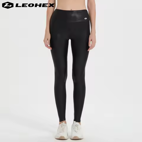 LEOHEX Women's High Waist Yoga Leggings Breathable Fitness Pants for Running Workout & Gym