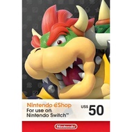 (GAMERHUBSTORE.SHOP) Nintendo eShop Gift Card $50 USA Switch Digital Code Instant Delivery