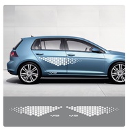 Car Door Side Stickers For Volkswagen VW Golf 4 5 6 7 TSI TCR GTD GTI MK4 MK5 MK3 MK2 MK7 Polo Auto 