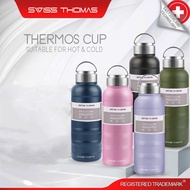 Swiss Thomas Thermos Bottle Cup 1000ml Stainless Steel Termos Insulated Vacuum Flask Tumbler Water B