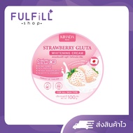 มาใหม่ !! KiHADA Strawberry Gluta Whitening Cream 100g คิฮาดะ สตอเบอรี่ กลูต้า ไวเทนนิ่ง ครีม