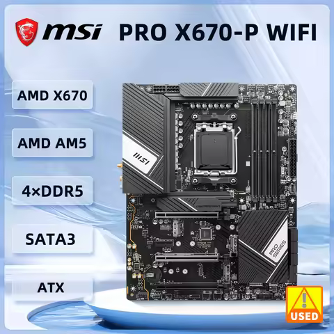 AMD X670 Motherboard MSI PRO X670-P WIFI Motherboard Socket AM5 support Ryzen 7500F 7700 8400F 7950X