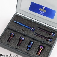 ไร้ที่ติ-Ti Gr5ไทเทเนียม Brembo 2ก้านเบรกคาลิปเปอร์ Bolt Banjo Bolt Caliper Pin M8 M10มีสินค้าจำหน่า