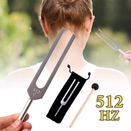 512HZ Tuning Fork Health Care Tuner with Mallet Set For DNA Repair Healing Nervous System Testing