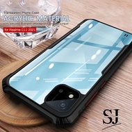 Realme C11 2021 Shockproof Premium Hard Casing - transparent, realme c11 2021