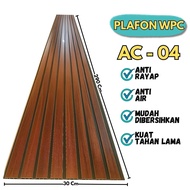 WALLPANEL DINDING DAN PLAFON WPC PREMIUM 30CM x 9MM x 29M Plavon Rumah Minimalis Aesthetic Banyak Mo