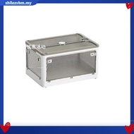 FOLDABLE STORAGE BOX 80L 60X42X33.5CM COSSY+ 9002 WHITE/CLEAR