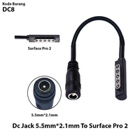 DC Connector Female To Surface Pro 2 dc8