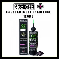 [SG SELLER] MUC OFF C3 CERAMIC DRY WEATHER CHAIN LUBE 120ML