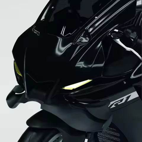 For YAMAHA R1 R1M Front spoiler Lower spoiler lower lip GP WING DOWNFORCE NAKED FRONTAL SPOILERS