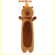 Capybara Plush Pillow 50/70/90cm Long Bolster Cushion Capybara Plushie Big Bantal Peluk