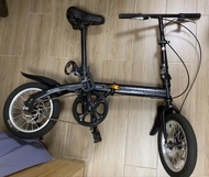二手14寸單車，單速，可以摺疊，輪軚新淨，可以上巴士地鐵火車，坐位舒服