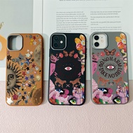 For OPPO A3X A77S A5S A12 A3S A15 A57 A16 A17 A60 A18 A3 Creative Eye Leather Case PWJK672A