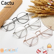 CACTUS Eyeglasses Flexible Portable Metal Polygon -1.00~-4.0 Diopter