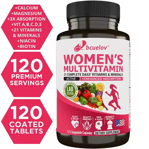 Women's Multivitamin Multimineral Supplement - Magnesium Biotin Calcium Zinc Selenium - Supports Joi