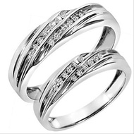 Cincin Couple Cincin Kawin Cincin Nikah Cincin Perak Palladium 021
