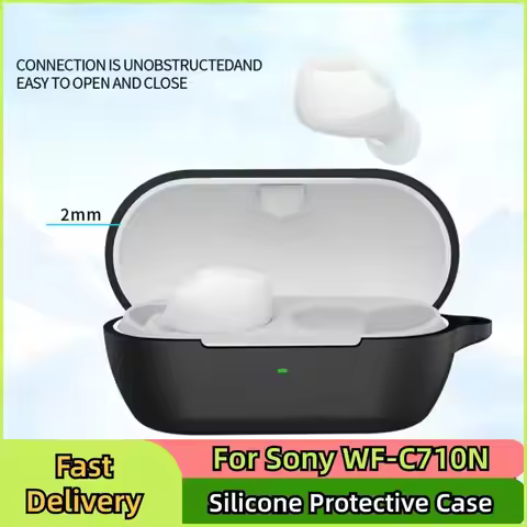 For Sony WF-C710N Silicone Protective Case Anti Drop Dustproof Earphone Charging Case Sleeve Shockpr