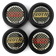 CarDIY 4PCS 61mm RAYS Wheel Center Cap Cover Volk Racing Rays CE28 TE37 RE30 ZE40 Wheel Rim Hub Cap
