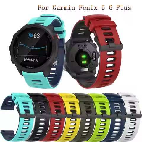 20 22mm WatchBands strap for Garmin Forerunner 245 245M 645 Music vivomove 3 HR Sport silicone Smart