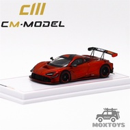 CM Model 1:64 720SGT3X Metallic red Diecast Model Car