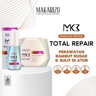 Makarizo Professional MK3 Total Repair - Hair Mask 500 ML & Restaurant Serum 50 ML [Latest Product]