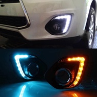 Car DRL For Mitsubishi ASX 2013 2014 2015 LED Daytime Running Lights Daylight Waterproof Fog Head La