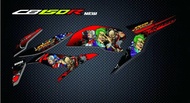 Striping sticker lis HONDA CB150R 2019-2021 CB150R NEW CB150R CB150R STREETFIRE FACELIFTH CB150R FAC