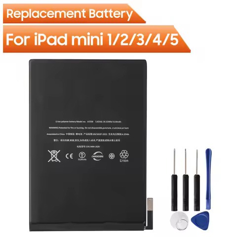 NEW Replacement Battery A1445 A1512 A1538 A2114 For iPad mini 1 iPad mini 2 iPad mini 3 iPad mini 4 