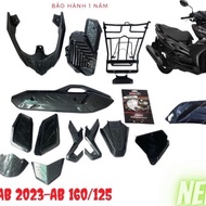 Ab air blade 2022-2025 125i-160i black carbon protective cover set