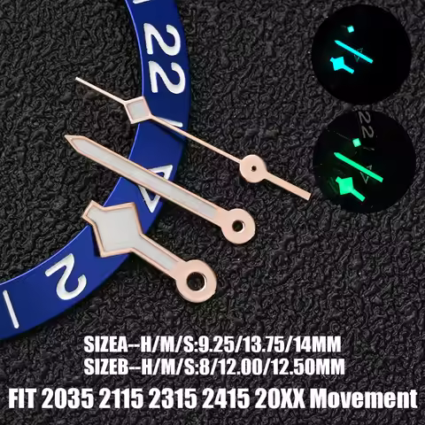 2115 Hands 2035 Hands 2315 Hands 2415 Hand C3 Luminous Silver Watch Replacement Parts Watches Pointe